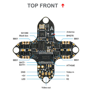 F4 1S 5A AIO Brushless Flight Controller(Serial ELRS 2.4G)