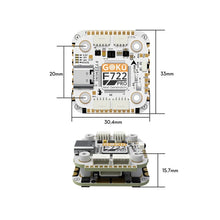 Load image into Gallery viewer, Flywoo GOKU F722 Pro Mini V2 45A 32Bit 128K 20X20 Stack Plug&amp;Play O4 / O4 Pro