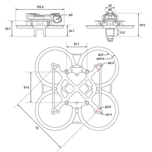 Pavo Femto Brushless Whoop Frame