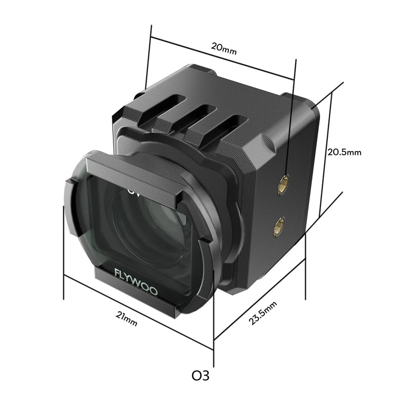 DJI O3/O4 Wide Angle lens 155° by Flywoo