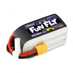 Tattu Funfly 1300mAh 22.2V 100C 6S1P Lipo Battery Pack with XT60 plug