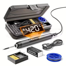 Load image into Gallery viewer, Rechargable soldering iron with LCD temperature display