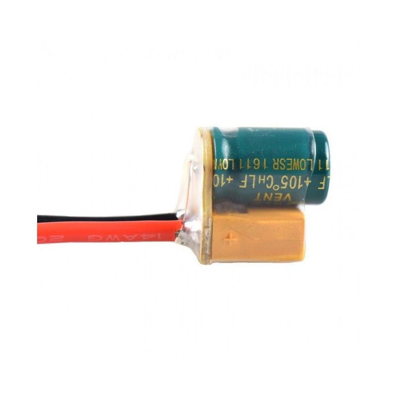 Cable XT60 male 14AWG - 10cm cable with capacitor