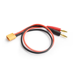 XT60 male charger cable/4mm banana plug